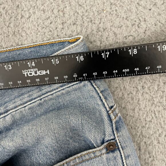 Vintage Levi's 577 Jeans Women 12 Light Wash Loose Fit Light Wash Denim Y2K - Picture 7 of 11